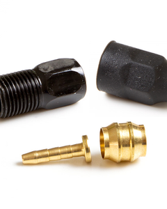 Clarks Hose Reduction Kit For 5mm Hydraulic Brake Lines - Red Olive, Barb, Compression Nut, Rubber Boot For Shimano BH90
