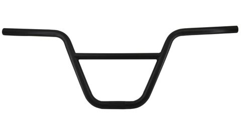 BICYCLE PARTS - HANDLEBAR 22.2MM, 68CM WIDE, 180MM RISE, BMX, CRO - MO BLACK