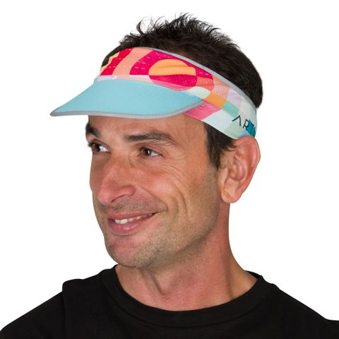 BICYCLE PARTS - HALO ULTRALITE VISOR - ONE SIZE FITS ALL, HALO SWEAT SEAL, CHANNELS SWEAT AWAY - SUNRISE