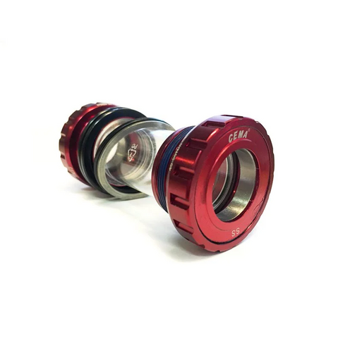 BICYCLE PARTS - BOTTOM BRACKET CEMA, CERAMIC HYBRID, THREADED BB, W:68/73 X 1.37 X 24T SHELL, SHIMANO /FSA, MODEL.SRC - BT - BSA24R