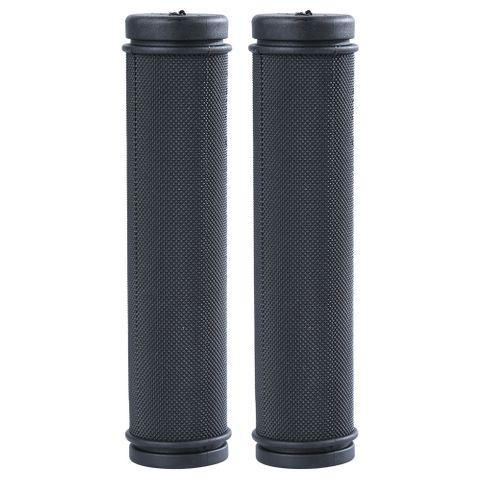 BICYCLE PARTS - GRIPS - SINGLE DENSITY MTB GRIPS - BLACK 130MM LENGTH, 30MM DIAMETER - OXFORD PRODUCT