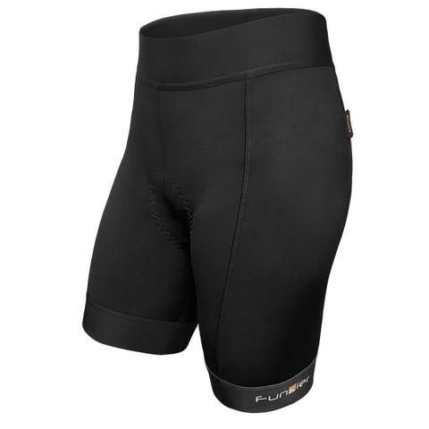 BICYCLE PARTS - KNICKS - FUNKIER BONDENO WOMEN'S 8 PANEL SHORTS, B - 13 CHAMOIS, 80% POLYAMIDE 20% SPANDEX, BLACK, S