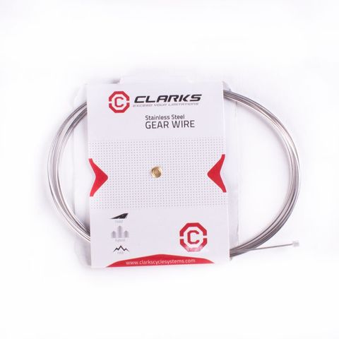 BICYCLE PARTS - GEAR INNER WIRE - STAINLESS STEEL, UNIVERSAL, 1.1MM X 2275MM 3.85MM D X 4MM L NIPPLE (WILL FIT CAMPAG)