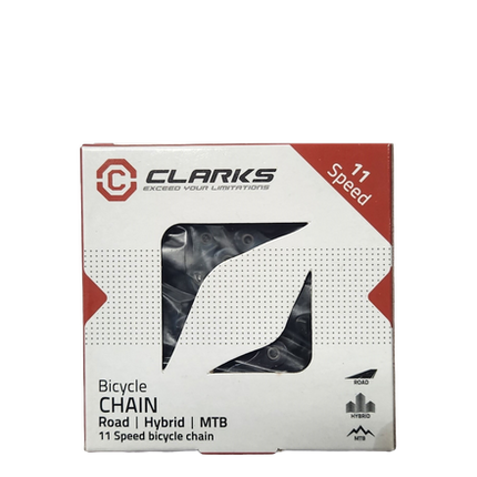 BICYCLE PARTS - CHAIN - 11 SPEED - CLARKS - 136L - MIDNIGHT - E - BIKE - W/CONNECT LINK