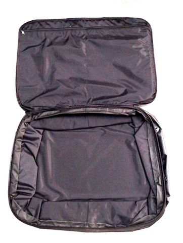 BICYCLE PARTS - BAG FOR CARGO TRAILER, H/D VINYL, BLACK, MADE FOR 9817 TRAILER, VERY SECURE VELCRO FITTING OVER THE RAILS FOR THE FULL LENGTH OF BOTH SIDES CB103