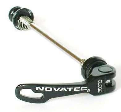 BICYCLE PARTS - SKEWER - NOVATEC, FRONT, CRO MO SHAFT, NYLON BUSHINGS, 7005 ALLOY LEVERS & ENDS, 40G