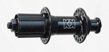 BICYCLE PARTS - HUB, (RIVAL) ALLOY, 8/10 SPEED CASSETTE Q/R BLACK 36H SEALED BEARING (135MM OLD)