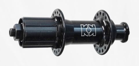 BICYCLE PARTS - HUB, (RIVAL) ALLOY, 8/10 SPEED CASSETTE Q/R BLACK 36H SEALED BEARING (135MM OLD)