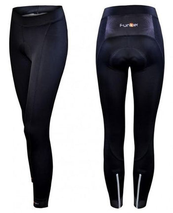 BICYCLE PARTS - PRO TIGHTS - FUNKIER CAGLIARI WOMEN'S PRO TIGHTS, C - 13 CHAMOIS, 80% POLYAMIDE, 20% SPANDEX, BLACK, M - UNFORTUNATELY RECEIVED NON - THERMAL FROM SUPPLIER