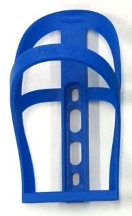 BICYCLE PARTS - BIDON CAGE - VELOCITY, VELOCAGE II, SUPER LITE, PLASTIC, BLUE