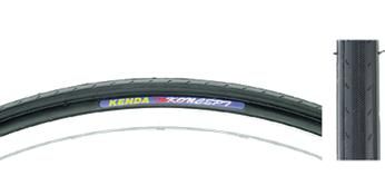 BICYCLE PARTS - TYRE 24 X 1 (25 - 520) BLACK, ROAD (MATCHING TUBE, NOT INCLUDED, 4636)