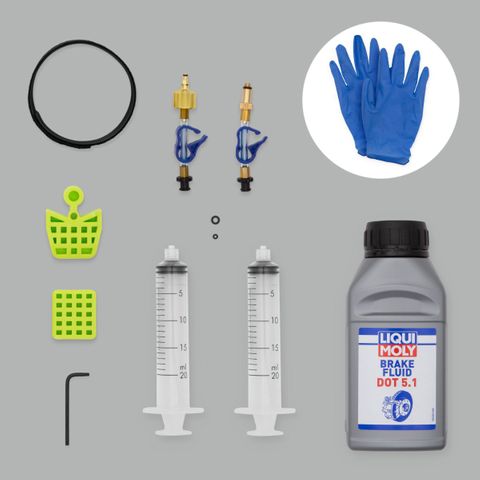 BICYCLE PARTS - BLEEDKIT - BLEED KIT PREMIUM EDGE DOT EDITION (FOR SRAM HYDRAULIC BRAKES) BK - 80042 PREMIUM PRODUCT MADE IN SLOVENIA
