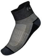 BICYCLE PARTS - VOLPIANO SOCKS BY FUNKIER - GREY AND BLACK, SIZE 35 - 38