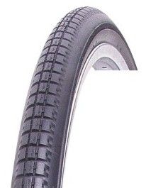 BICYCLE PARTS - TYRE 18 X 1.3/8 (37 - 387) BLACK