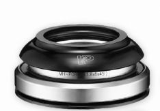 BICYCLE PARTS - HEADSET TAPERED, 1.1/8 - 1.5 , INTEGRATED, ALLOY, SEALED BEARING, BLACK 28.6 X 41.8 - 52 X 39.8 X 9.5