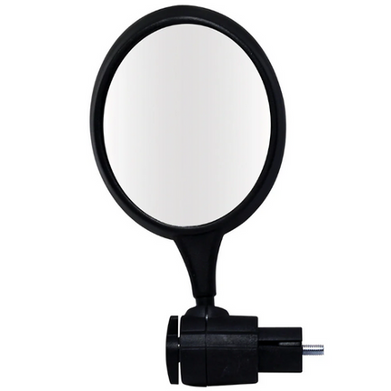 BICYCLE PARTS - MIRROR OVAL, BAR END, 80MM BLACK