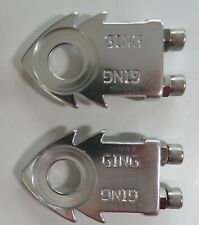 BICYCLE PARTS - CHAIN ADJUSTER SPUR 14MM SILV RH - ARROW