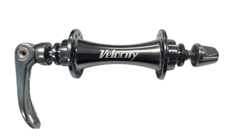 BICYCLE PARTS - HUB ROAD HELIOS FRONT, QR SB TI GREY - 24H