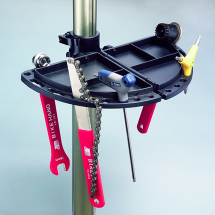 Cycling Tool Holder For Bicycle Workstand - Durable Plastic Accessory Mount For Mechanic Tools - Essential Bike Maintenance Gear