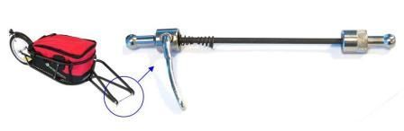 BICYCLE PARTS - AXLE QUICK RELEASE TO SUIT SINGLE WHEEL CARGO TRAILER
