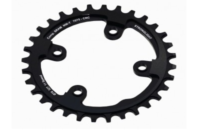 Stronglight MTB 38T Chainring Black 7075 Aluminum 76mm BCD 4 Hole For 11 Speed SRAM XX1 Drivetrain Upgrade