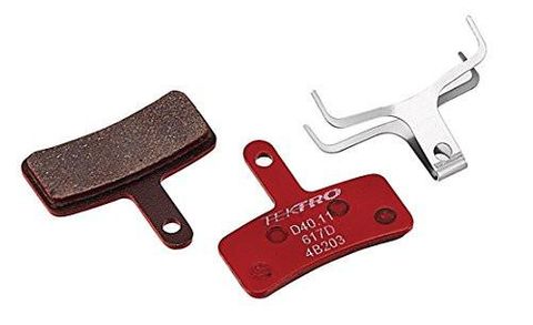 Tektro D40.11 Disc Brake Pads For Dorado With Return Spring Red Durable Cycling Components For Enhanced Stopping Power