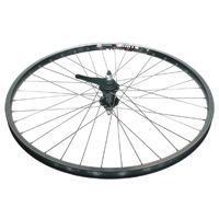 Bicycle Rear Wheel 26 Inch Alloy Rim Steel Hub Black Silver Mach1 Spoke For Cycling Accessories And Replacement Parts