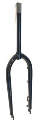 BICYCLE PARTS - FAT FORK 26 X 4, THREADLESS, 1.1/8 (OD 28.6, ID 25.4, STEM 300MM) CR - MOLY, BLACK (135MM DROP OUT SPACE)