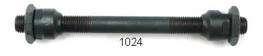 BICYCLE PARTS - AXLE FRONT, QR, 9MM X 108MM