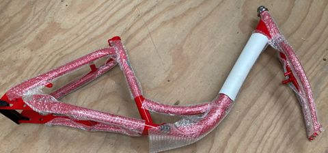BICYCLE PARTS - FRAME FOR 24 TRIKE RED