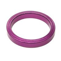 BICYCLE PARTS - SPACER ALLOY, 1 1/8 PURPLE - 5MM