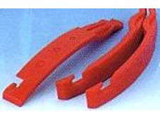 BICYCLE PARTS - TYRE LEVER 3/SET, FIBREGLASS REINFORCED NYLON, RED