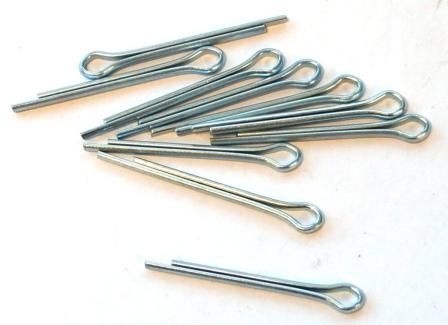 Kool-Stop Kool Stop Brake Disc Pins 3.0mm X 1-1/4 Inch Metal Cotter Pins For Cycling Components, 10 Pack And 20 Pack Assortment
