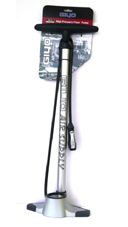 BICYCLE PARTS - GIYO AIR - SUPPLY FLOOR PUMP, RACING, ALLOY, W/GAUGE, CLEVER VALVE AV/FV, 260PSI, 30MM BORE. 520MM STROKE. 1020MM HOSE.