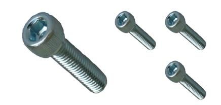 BICYCLE PARTS - BOLT - ALLEN KEY TYPE, STEM BOLT INNER HEX, M8 X 25MM (BAG OF 4)