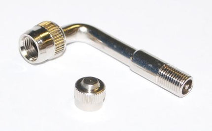 BICYCLE PARTS - BENT VALVE EXTENSION FOR A/V VALVE 90DEGREE