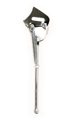 BICYCLE PARTS - KICKSTAND - 16 - REAR AXLE MOUNT - STEEL - CP SILVER - EASY TO FI