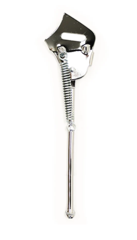 BICYCLE PARTS - KICKSTAND - 16 - REAR AXLE MOUNT - STEEL - CP SILVER - EASY TO FI