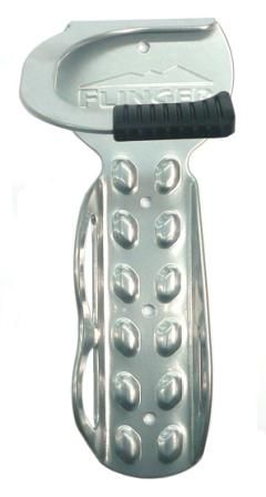 BICYCLE PARTS - FLINGER STORAGE HOOK FOR MTB, SILVER