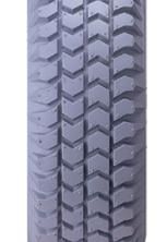 BICYCLE PARTS - TYRE 3.00 - 8 GREY 4PR