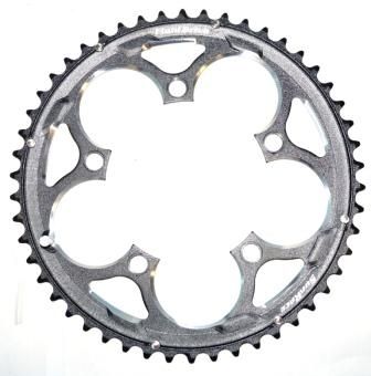 BICYCLE PARTS - CHAIN RING 50T X 110 BCD, FOR 8/9/10 SPEED, ALLOY, BLACK