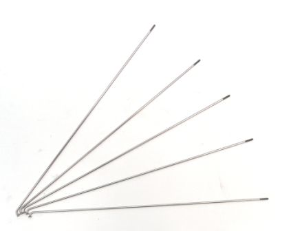 BICYCLE PARTS - SPOKES - STAINLESS STEEL & BRASS NIPPLES - 134MM - 14G - 1 GROSS (QTY 144)