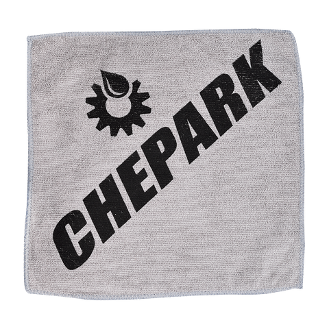 BICYCLE PARTS - CHEPARK BICYCLE CARE MICROFIBRE POLISHING CLOTH, 2 PCES PER PACK. MADE IN TAIWAN