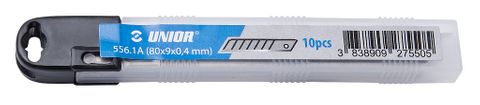 Unior 10pc 80x9x0.4mm Utility Knife Spare Blades Set For Crafting And DIY Projects - Precision Cutting Replacements