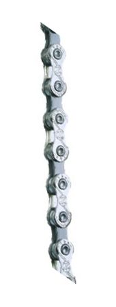 BICYCLE PARTS - CHAIN - 10 SPEED - YBN S10 - 116L - SILVER/GREY - W/CONNECT LINK