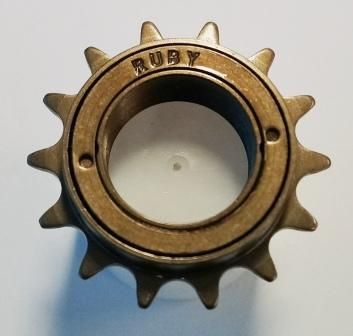 BICYCLE PARTS - FREEWHEEL - 1/8 X 14T, WORKSHOP PACKAGING , BROWN (SOLD INDIVIDUALLY)