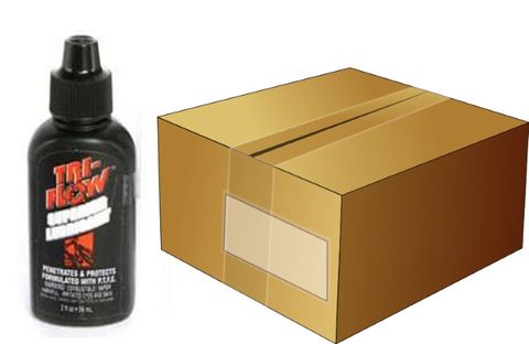 TRI-FLOW SUPERIOR LUBRICANT Wet Drip Bottle 59ml/2oz For Bike Chains And Components, Box Of 12