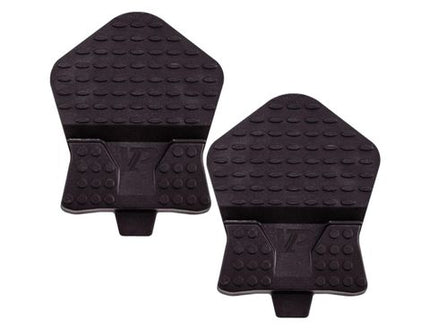 BICYCLE PARTS - CLEAT COVER, ANTI - SLIP PAIR, COMPATIBLE W/SHIMANO SL CLEATS BLACK