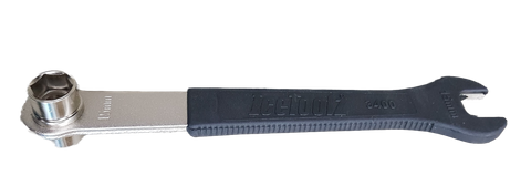 BICYCLE PARTS - PEDAL WRENCH 15MM AND BOX WRENCH 14/15MM BB NUT SOCKET.