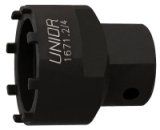 BICYCLE PARTS - UNIOR CARTRIDGE BOTTOM BRACKET TOOL - SHIMANO OCTALINK/ISIS DRIVE TYPE B/B'S - 616069 BICYCLE TOOL, 